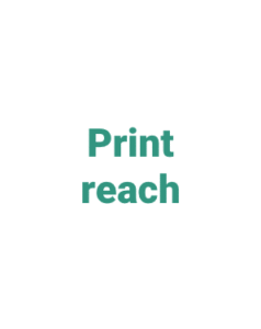 Conseiller: Print reach