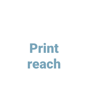 Finance et Investissement: Print reach