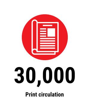 Investment Executive: 30,000 Print circulation
