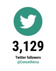 Conseiller: 3,129 Twitter followers