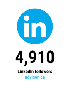 Advisor's Edge: 4,910 LinkedIn followers