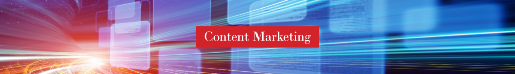 Content Marketing Section Header